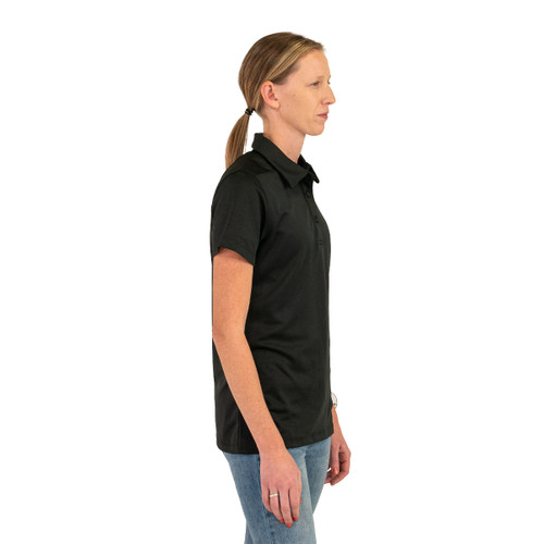 Key Apparel Women's Victory Polo Shirt Black