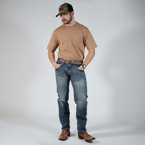 key apparel KEY Aristocrat KWP Modern Fit Slim Leg Jeans Medium Wash