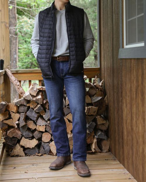 Key Apparel KEY Aristocrat McKey Straight Fit Boot Cut Jeans Medium Wash