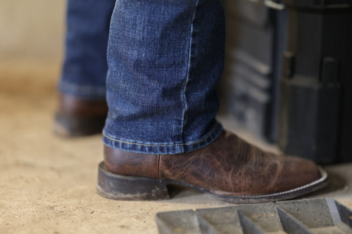 Key Apparel KEY Aristocrat McKey Straight Fit Boot Cut Jeans Medium Wash