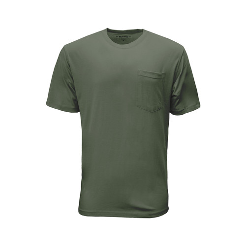 key apparel KEY Spartan Short Sleeve Pocket Tee for Men Heather Tan