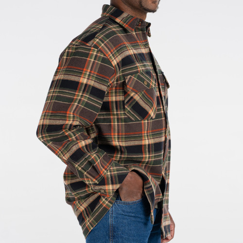 Key Apparel Men's Patriot Bonded Flannel Shirt Jacket McKenzie Plaid