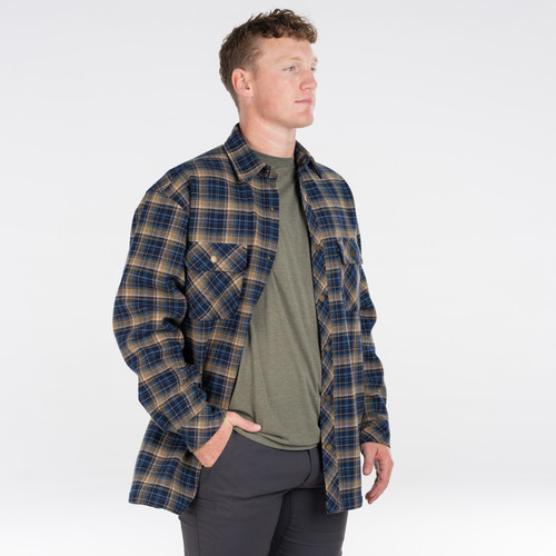 Key Apparel Men's Patriot Bonded Flannel Shirt Jacket McKenzie Plaid