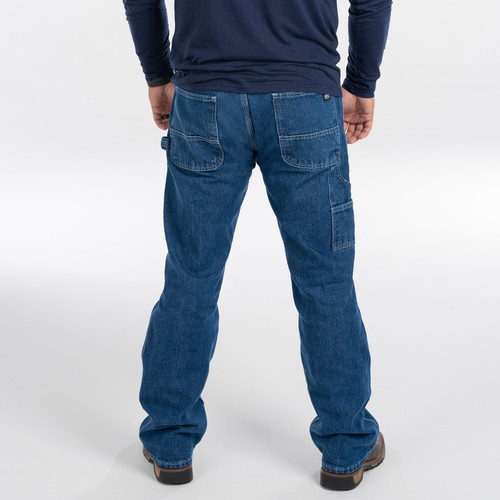 Key Apparel Performance Comfort Denim Dungaree Indigo Denim Enzyme Wash