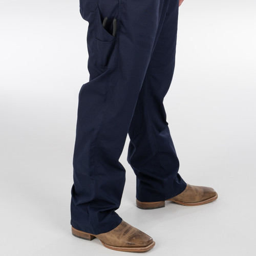 Key Apparel Poplin Unlined Short Sleeve Coveralls For Men Navy