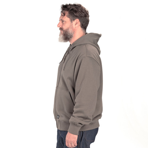 Key Apparel Premium Heavyweight Thermal Lined Sweatshirt Charcoal