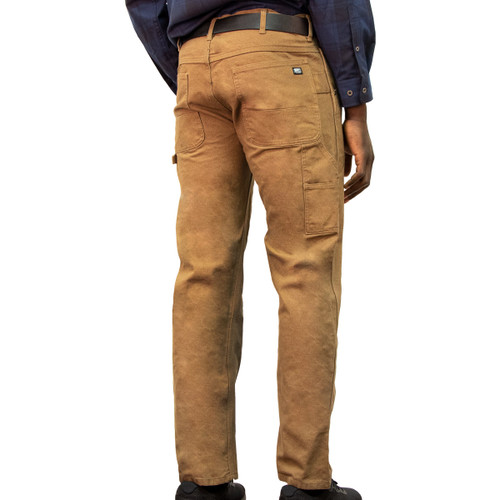 Key Apparel Relaxed Fit Duck Dungaree Saddle Garment Wash