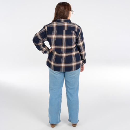 Key Apparel River's Edge Women's Plaid Shirt Dansbury Plaid