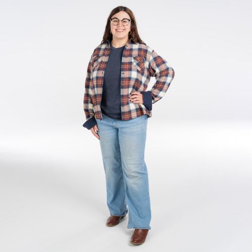 Key Apparel River's Edge Women's Plaid Shirt Dansbury Plaid