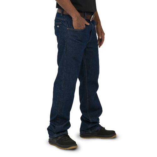 Key Apparel Traditional Fit 5-Pocket Jean Indigo Denim Garment Wash