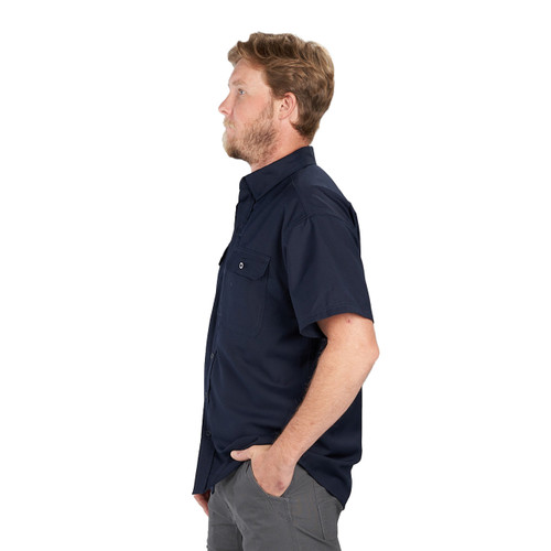 Key Apparel Work Horse Short Sleeve Work Shirt Black