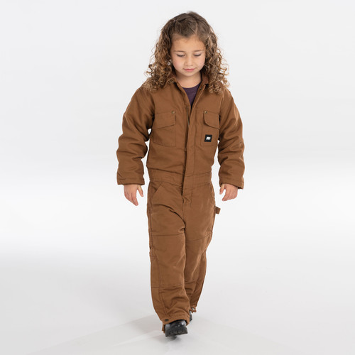 key apparel Youth Insulated Coveralls Saddle Garment Wash