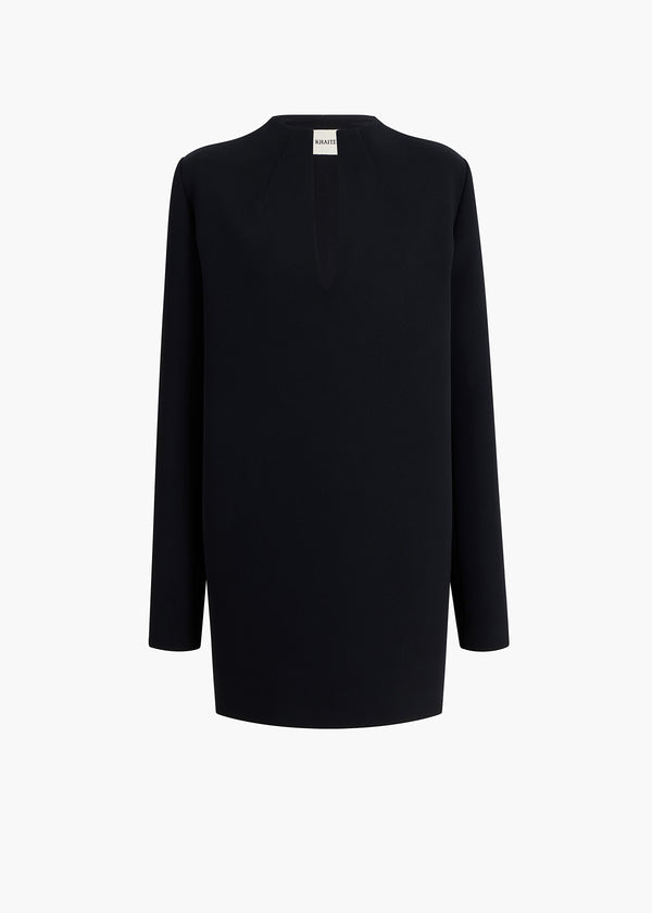 khaite Aleena Dress Black