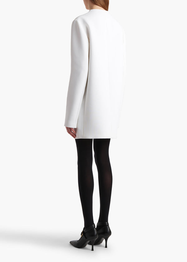 Khaite Aleena Dress Chalk