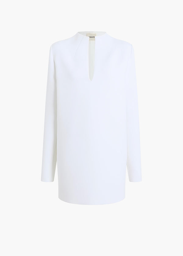 khaite Aleena Dress Chalk