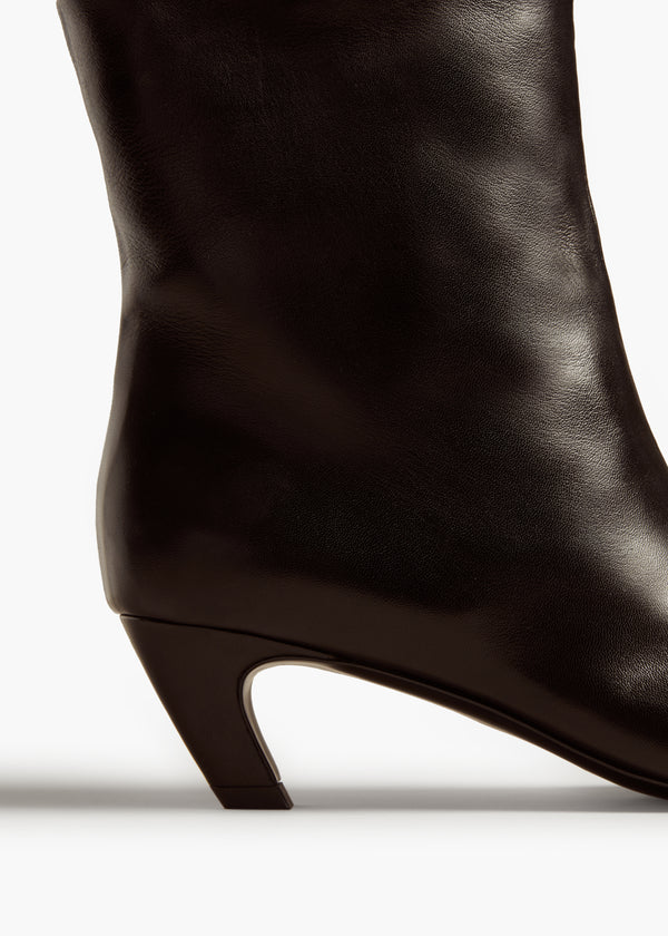 Khaite Arizona Boot Black Leather