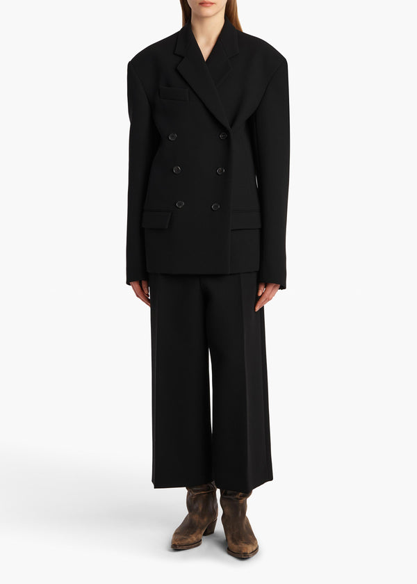 Khaite Arnoll Coat Black