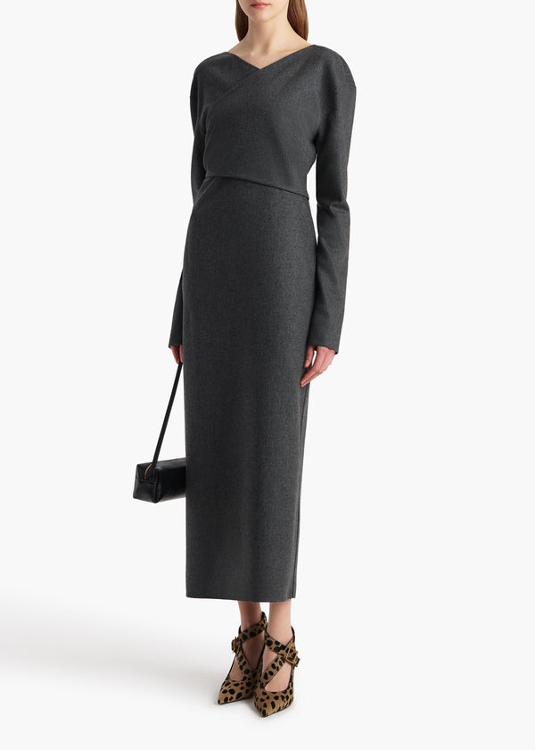 Khaite Aubrey Dress Storm