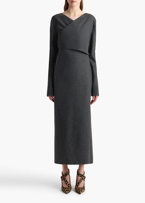 Khaite Aubrey Dress Storm