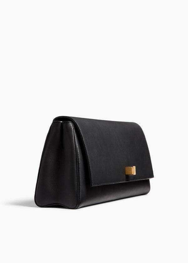 Khaite Audrey Clutch Black Nappa Leather