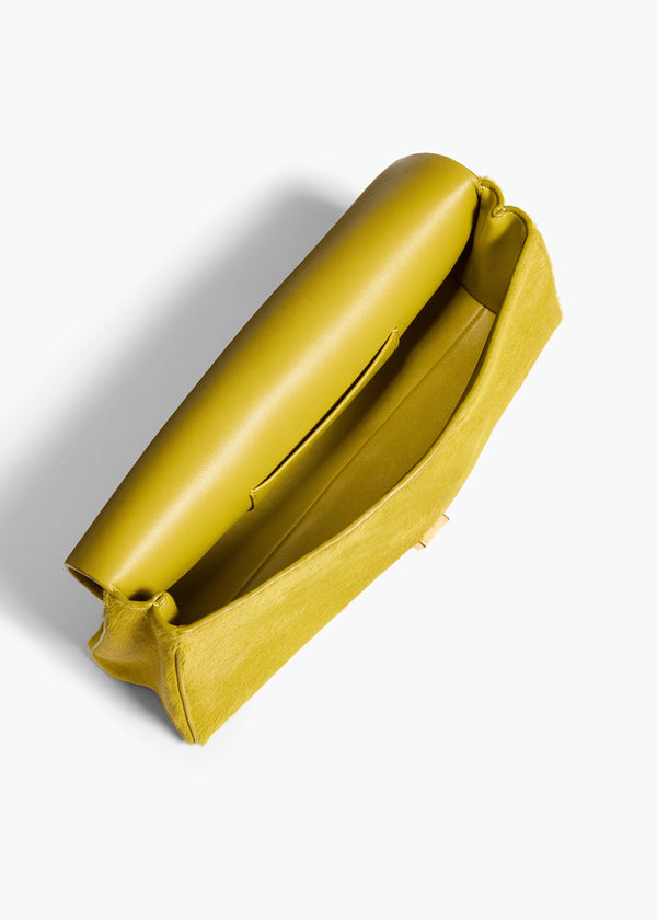 Khaite Audrey Clutch Fern Haircalf