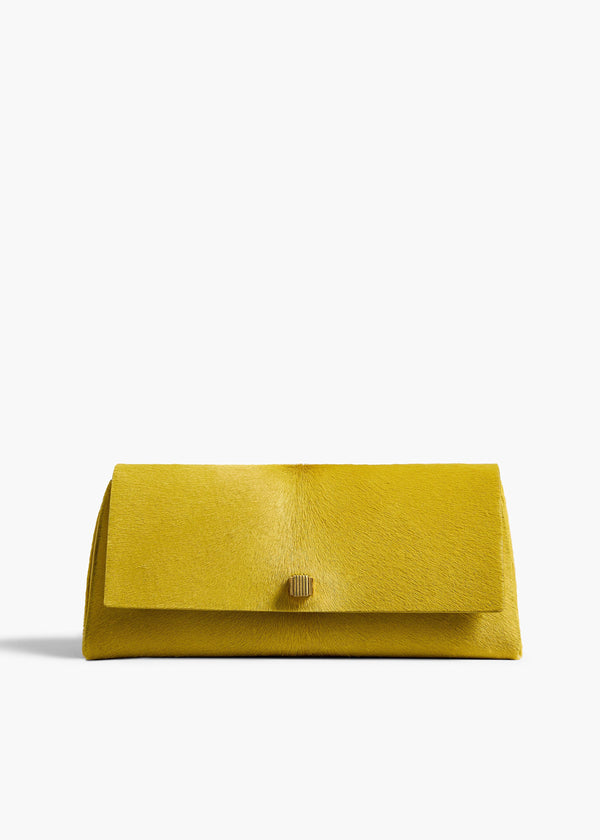 khaite Audrey Clutch Fern Haircalf