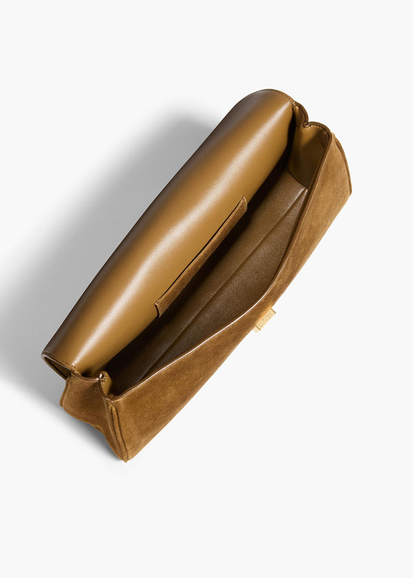 Khaite Audrey Clutch Mud Suede