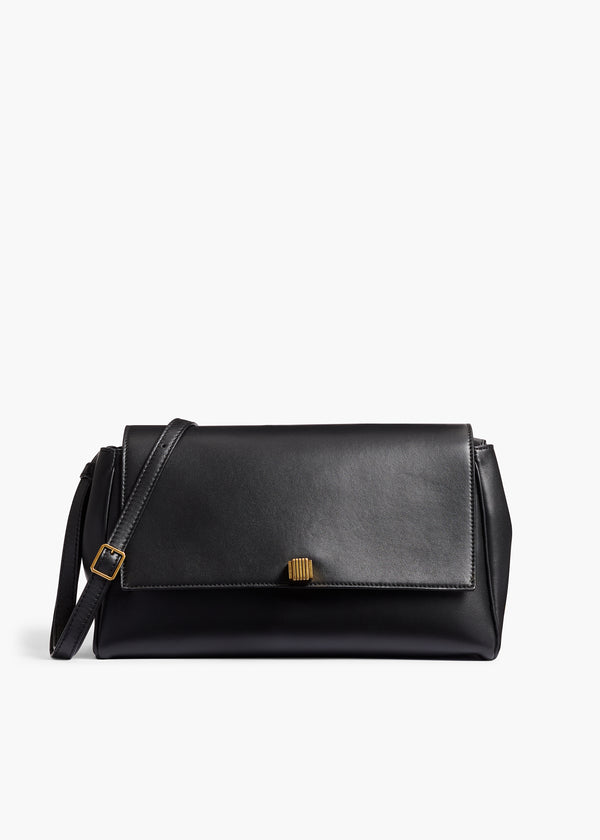 khaite Audrey Crossbody Bag Black Nappa Leather