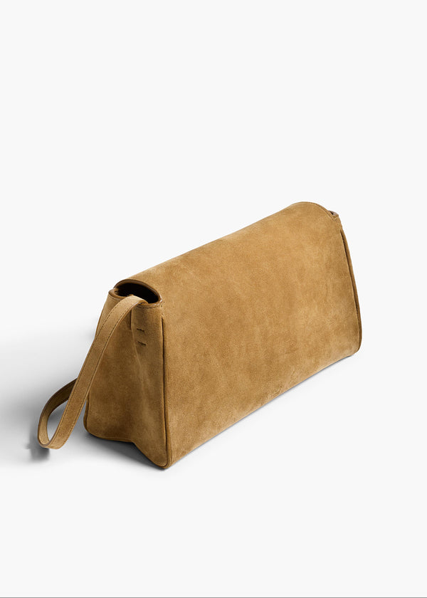 Khaite Audrey Crossbody Bag Mud Suede