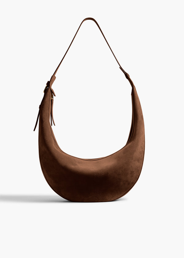 Khaite Augustina Hobo Cedar Suede