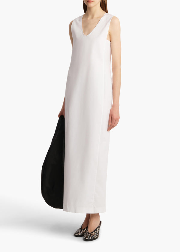 Khaite Avery Dress White