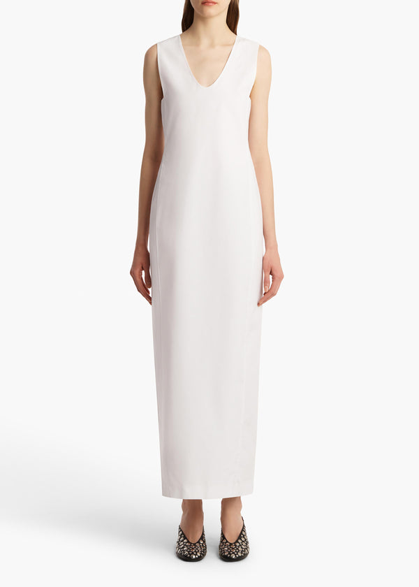 Khaite Avery Dress White