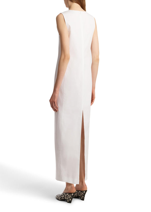 Khaite Avery Dress White