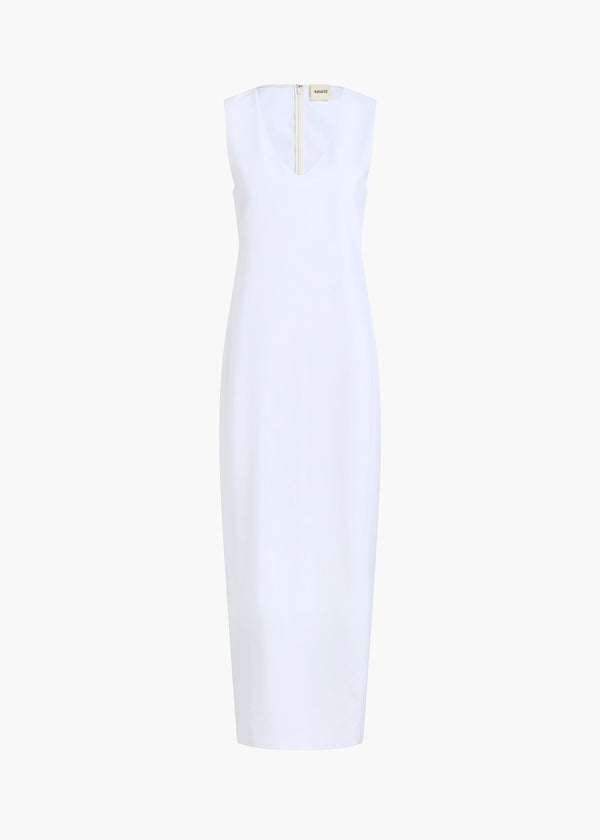 khaite Avery Dress White