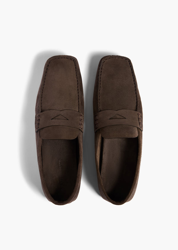 Khaite Billy Loafer Sable Suede