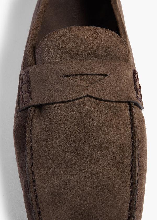 Khaite Billy Loafer Sable Suede