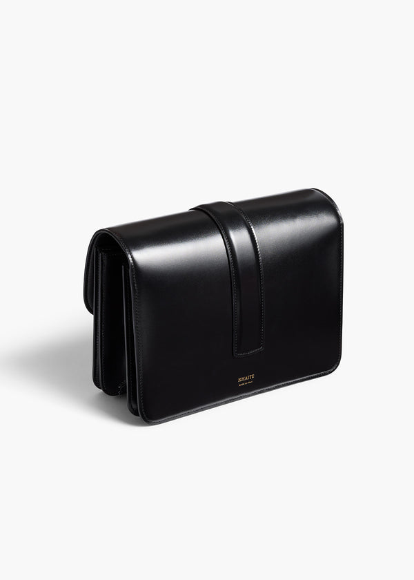 Khaite Blake Crossbody Bag Black Leather