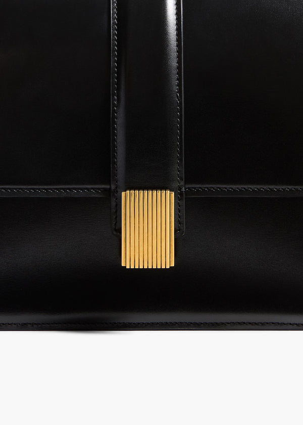 Khaite Blake Crossbody Bag Black Leather