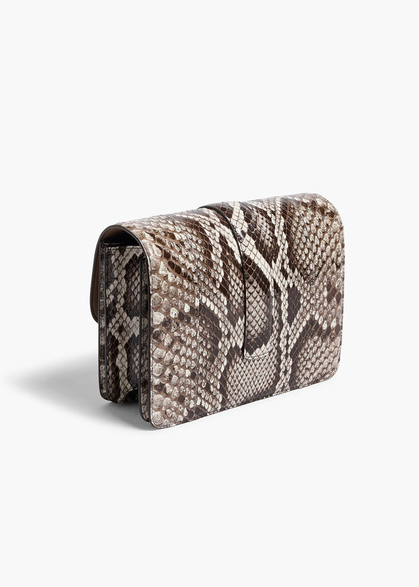 Khaite Blake Crossbody Bag Natural Python