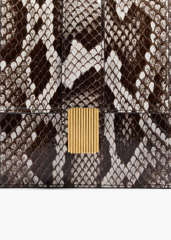 Khaite Blake Crossbody Bag Natural Python