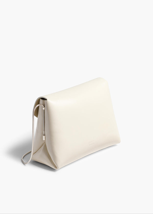 Khaite Bobbi Bag Cream Crackle Patent Leather