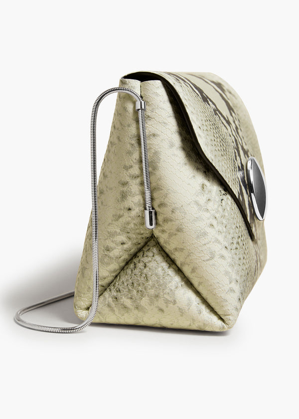Khaite Bobbi Bag Natural Python-Embossed Leather