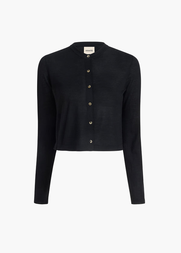 khaite Brieta Cardigan Black