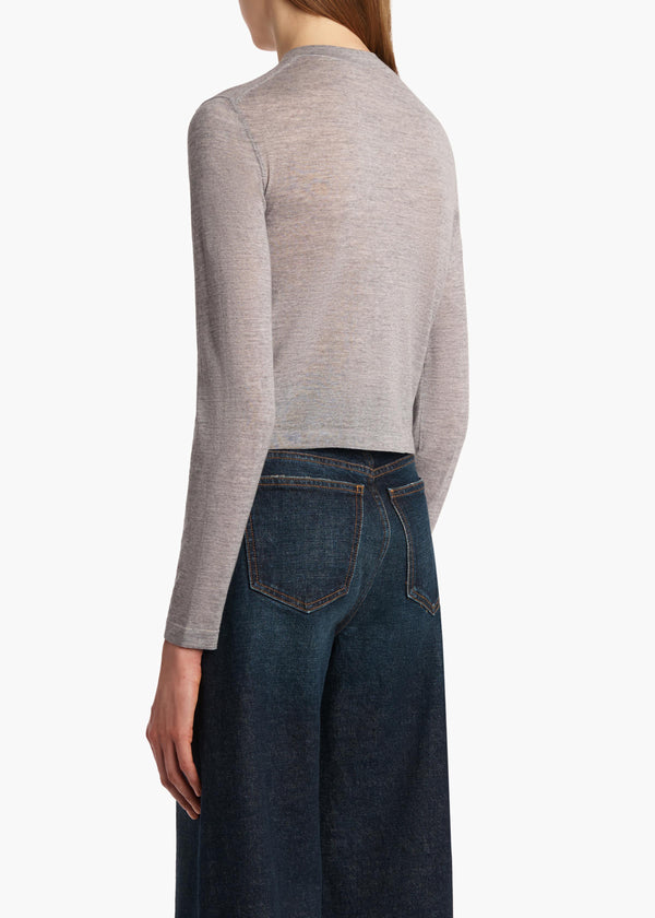 Khaite Brieta Cardigan Mercury