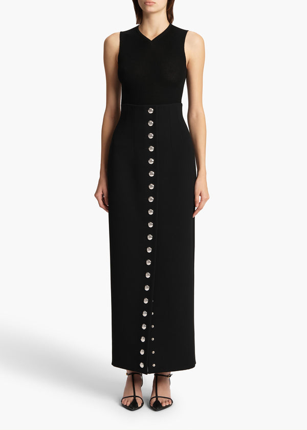 Khaite Brynlee Skirt Black