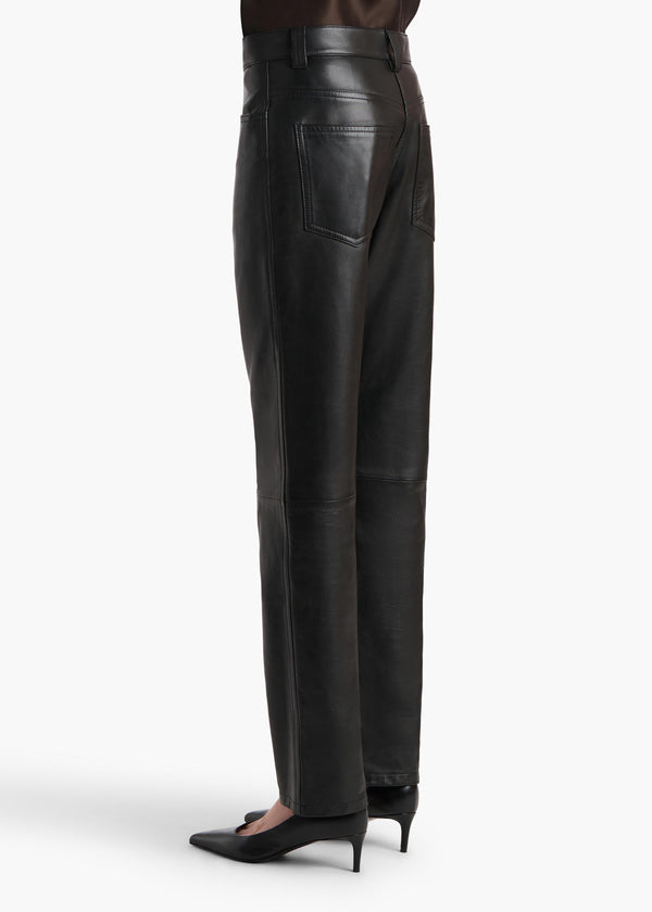 Khaite Callum Pant Black Leather