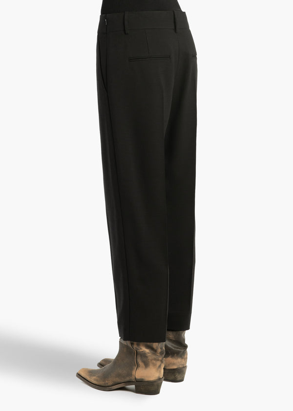 Khaite Cam Pant Black Stretch Suiting