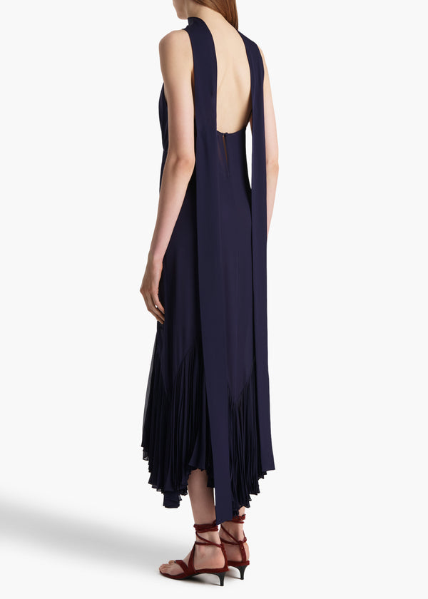 Khaite Candita Dress Amethyst