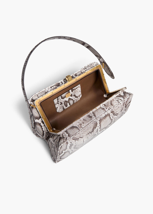 Khaite Cate Bag Natural Python