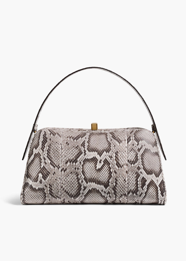 khaite Cate Bag Natural Python